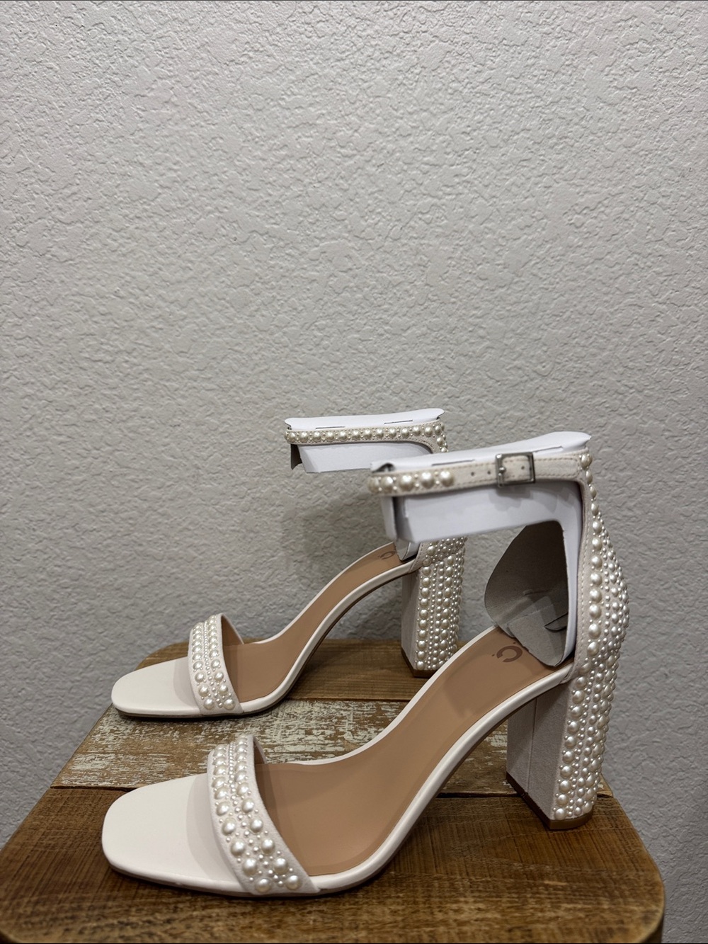 INC International Concepts Lexini Pearl Heels Size 11 NEW - Picture 5 of 8